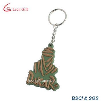 Promotional Custom Qatar Design Keychain PVC Rubber Keyring